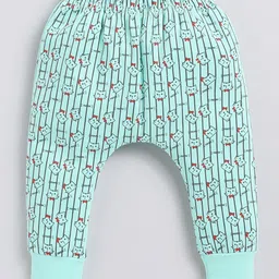 YK X Tinyo Infant Boys Mid-Rise Printed with Stripes Cotton Joggers image 1