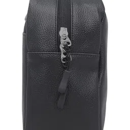 mike bags Mike Leatherite Make Up PouchBlack Height 13 cm image 3