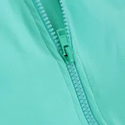 Kiddopanti Half Raglan Sleeves Jelly Fish Printed Legged Swimsuit - Aqua Blue image 4