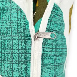 Divine Casa Baby Sleeping Bag & Carry Nest for New Born -Abstarct Green image 4