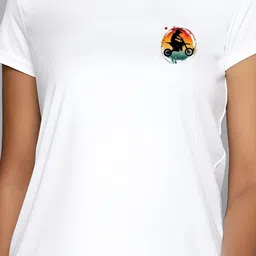 DressBerry Women White Polyester Printed Tshirts-picture-11