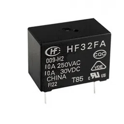 Hongfa 9V 10A DC HF32FA-G/009-H2 4 Pin SPST Miniature Power Relay image 1