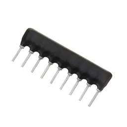 4.7K ohm 9 Pin Resistor Network - SIP image 1
