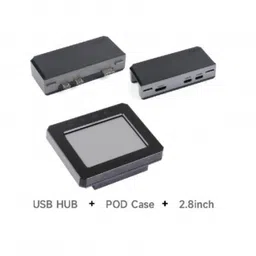 Waveshare Raspberry Pi Zero POD Kit B (HDMI USB HUB Module + Zero POD Case + 2.8inch LCD Module) image 1