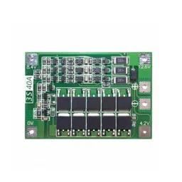 3 Series 40A 18650 Lithium Battery Protection Board 11.1V 12.6V with Balance for Drill Motor Lipo Cell Module image 1