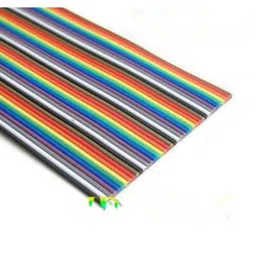 26AWG Pure Copper 40pin Dupont Wire Flexible Rainbow Color Flat Ribbon Cable - 1 Meter image 3