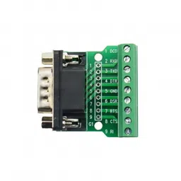 DB9 Male Screw Terminal to RS232 RS485 Conversion Board image 1