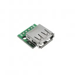 USB Female to 2.54mm Breakout Board with Direct 4P Adapter Board image 1