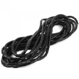 10mm Spiral Wrapping Band Black 10M for Wires image 3