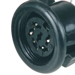 MX 5 Pin Plug 45 Degree DIN Female Socket Industrial Chassis Mounting with Locking System (MX-766) image 2
