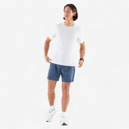 kalenji Men's Comfortable Running Shorts Run 500 - Abyss blue image 3