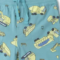 GAP Boys Green Regular Fit Printed Shorts image 5