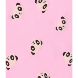 Cutecumber Kids Pink Printed Top, Shorts with Eye Mask image 5
