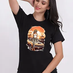 Moda Rapido Women Drop-Shoulder Sleeves T-shirt-picture-27
