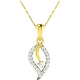 Waman Hari Pethe Jewellers 18k Gold & Diamond Pendant without Chain for Women-picture-19