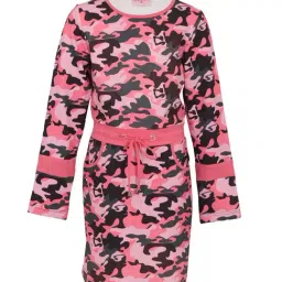 Cutecumber Kids Pink Camouflage Dress-picture-29