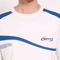 Ajile By Pantaloons White Relaxed Fit Colour Block T-Shirt image 5