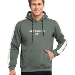 Cantabil Green Hooded Sweatshirt-image-38