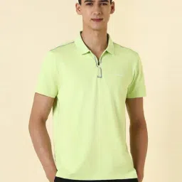 Allen Solly Green Regular Fit Polo T-Shirt-picture-35
