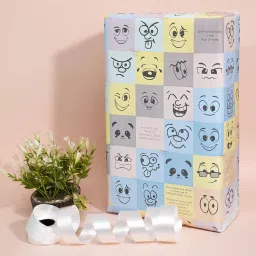 eVincE - thoughtful PRESENTations SPOT01EYEX01_5X2 Wrapping Paper 2 Pattern of Sheets For Kids Birthday Diwali Xmas Party & All Occasion Wrap it for curious mind large sheet Assorted Gift Wrapping Paper (Pack of 10 Piece) image 2