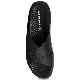 Hush Puppies by Bata Men's Charles Black Cross Strap Sandals image 3