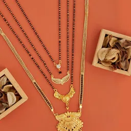 Bhanu diam Women Gold Mangalsutra-image-15