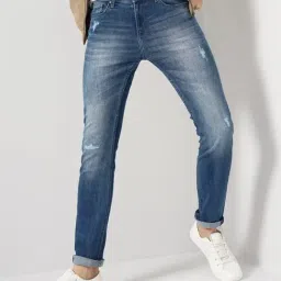 Celio Double Stone Slim Fit Distressed Jeans-picture-15