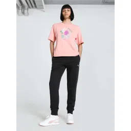 Puma Black Regular Fit Trackpants image 5