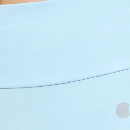 Clovia Blue High Rise Sports Shorts image 4