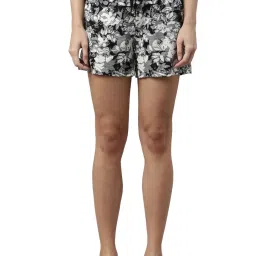 Enamor Grey Printed Shorts image 1
