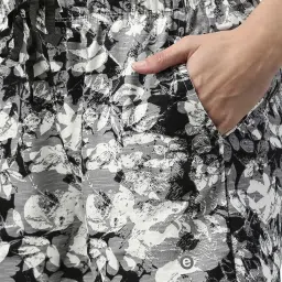 Enamor Grey Printed Shorts image 5