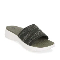 CL Sport by Carlton London Women's Olive Casual Wedges image 2