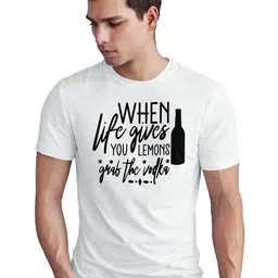 Seekbuylove Typography Printed Round Neck Pure Cotton Bio Finish T-shirt-picture-13