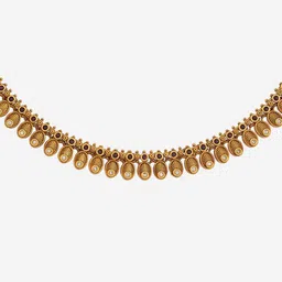 Kushal's Fashion Jewellery Gold-Plated Antique Necklace image 4
