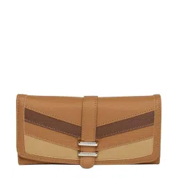 Giordano Beige Paneled Wallet for Women image 1