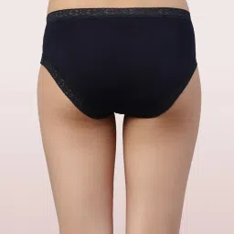 Enamor Lacey Modal Antimicrobial & Stain Release Finish Hipster Panty-Pack Of 2  (Assorted Colors) image 5