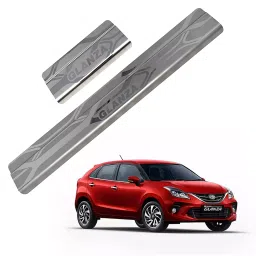 SCA Stainless Steel Door Sill Plate for Toyota Glanza All Model (Pack of 4)-picture-41