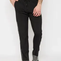 Duke Black Regular Fit Trackpants-picture-18
