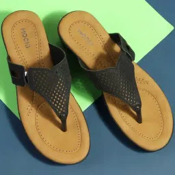 Mochi Women's Black Casual Sandals-picture-32