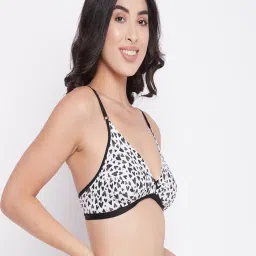 Clovia Multicolor Printed Non Padded Bra (Pack of 2) image 4