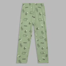 Elle Kids Olive Printed Leggings image 2