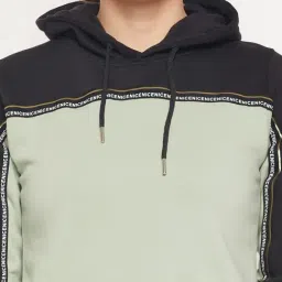 Duke Black & Green Hooded Sweatshirt image 5