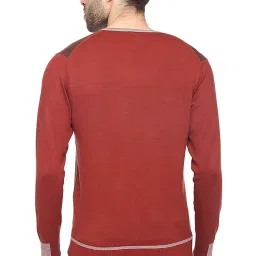 Duke Brown & Red Regular Fit Sweatshirt image 2