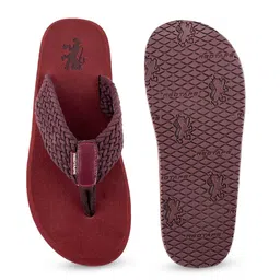 Red Tape Men PU Thong Flip-Flops image 5