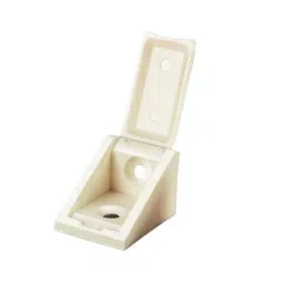 Ebco Right Angle Block Ivory Finish for Joining Cabinets at Right Angles, RA1 (Pack of 50)-picture-10