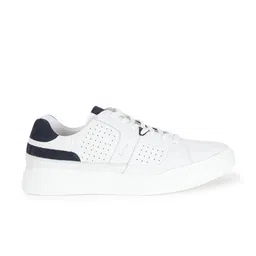 GABICCI Men Colourblocked Leather Laser Cuts Sneakers image 3
