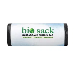 Bio Sack 17x19 inch Leak Proof and Biodegradable Garbage Bag in Black Color (Pack of 25 Roll)-image-68