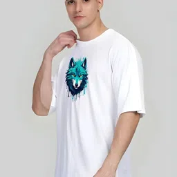 KAIDO Graphic Printed Drop-Shoulder Sleeves Oversized Cotton T-shirt-picture-12