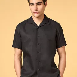 DON VINO Spread Collar Half Sleeves Shirt-image-17
