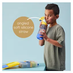 b.box Marvel Spiderman Tritan Straw Water Bottle for Kids MultiColour - - 600 ml image 2